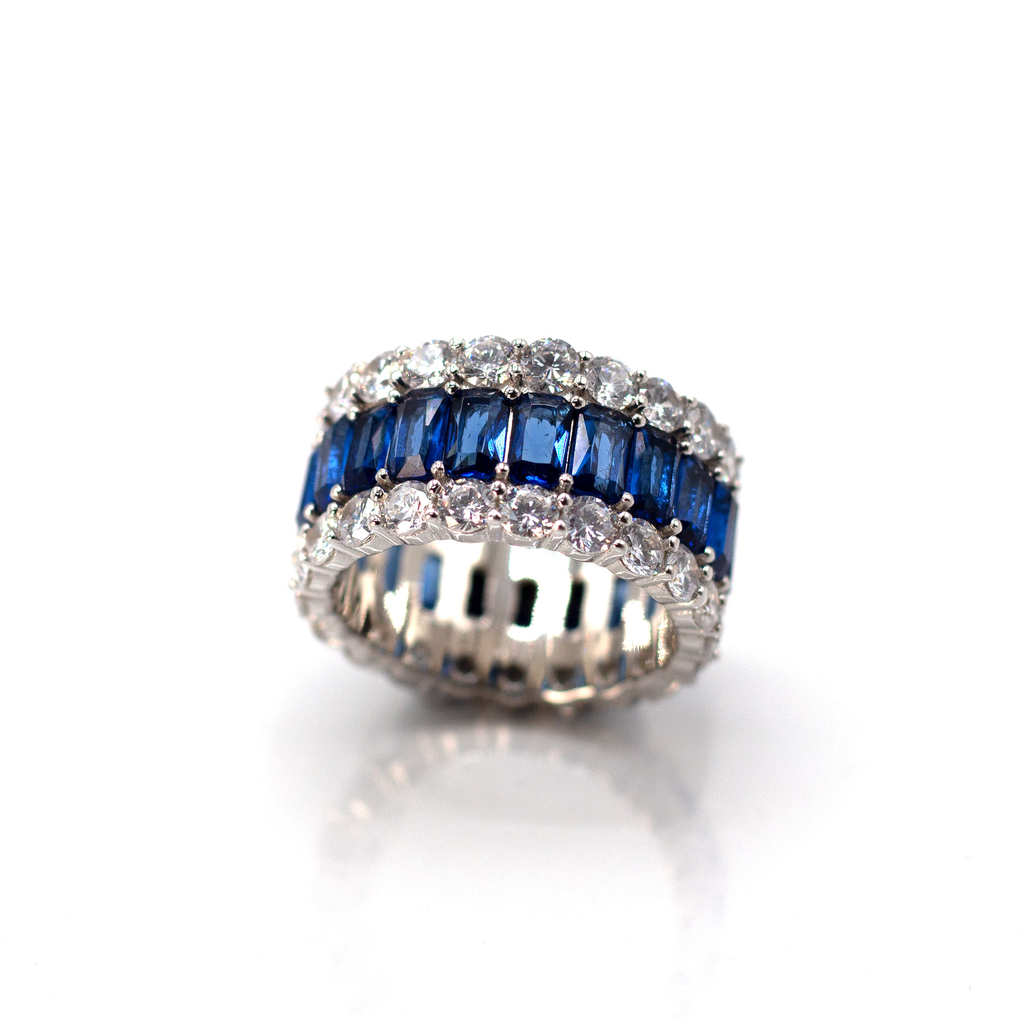 Aurora Band Zirconia Ring