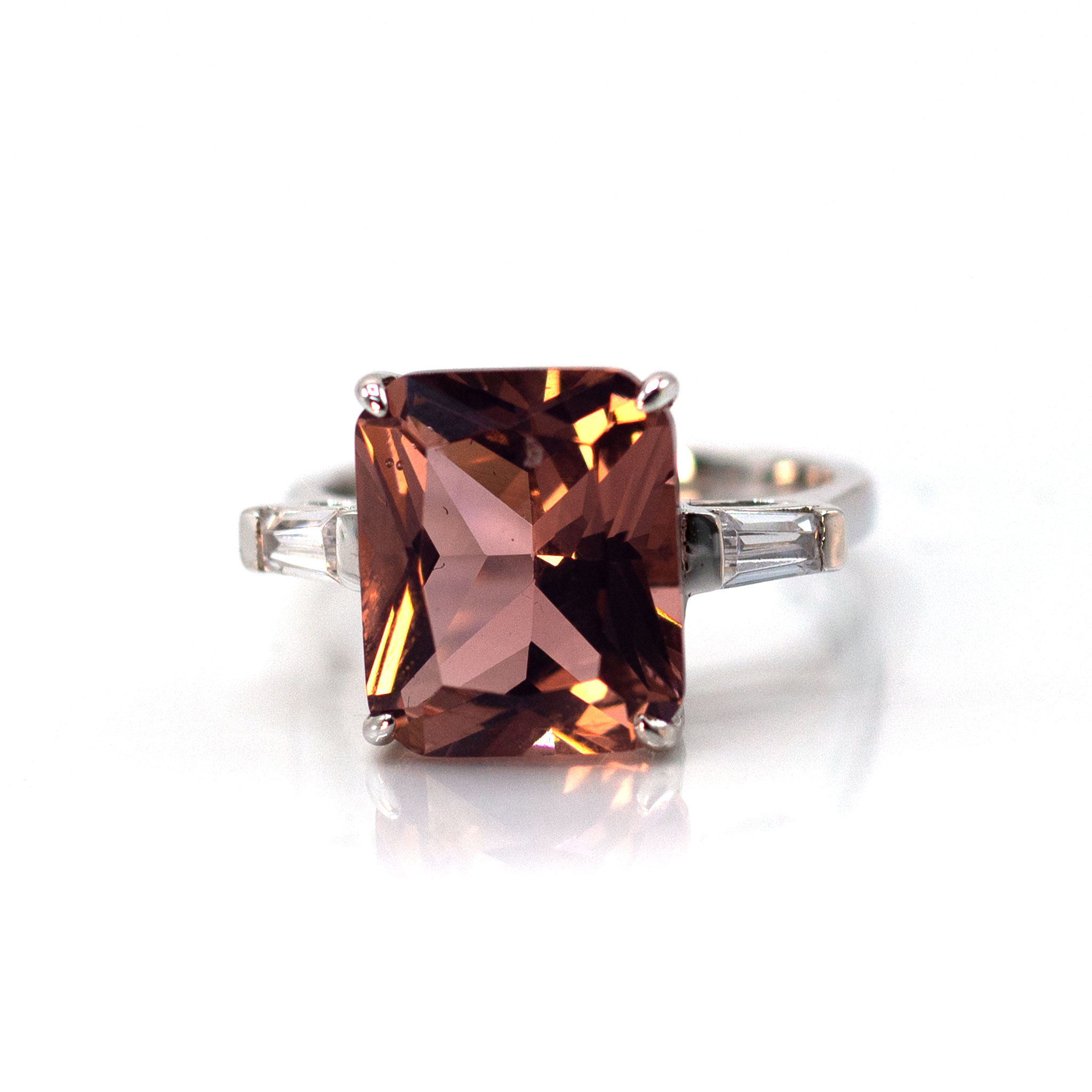 Rosa Solitaire Zirconia Ring