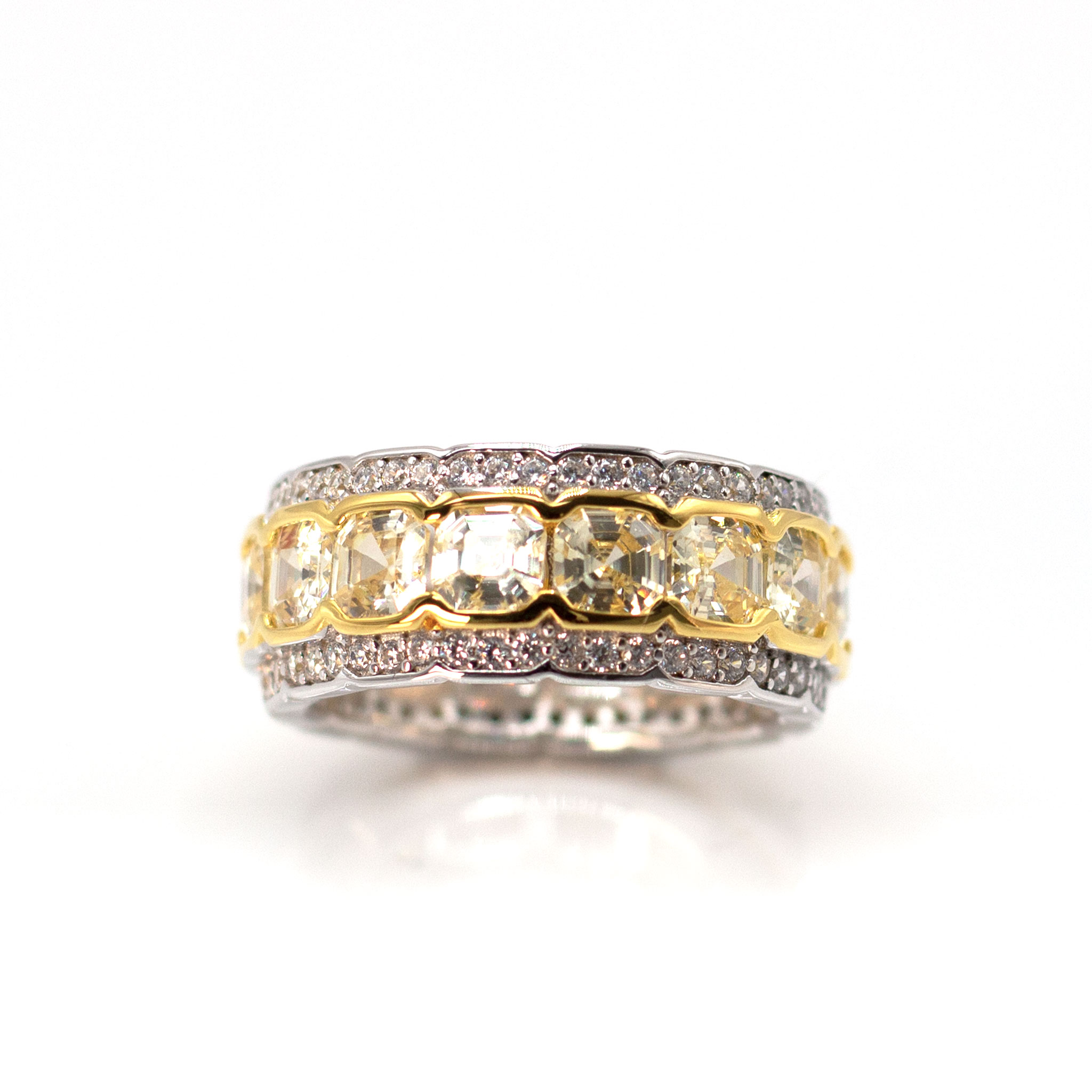 Major Bicolor Band Zirconia Ring