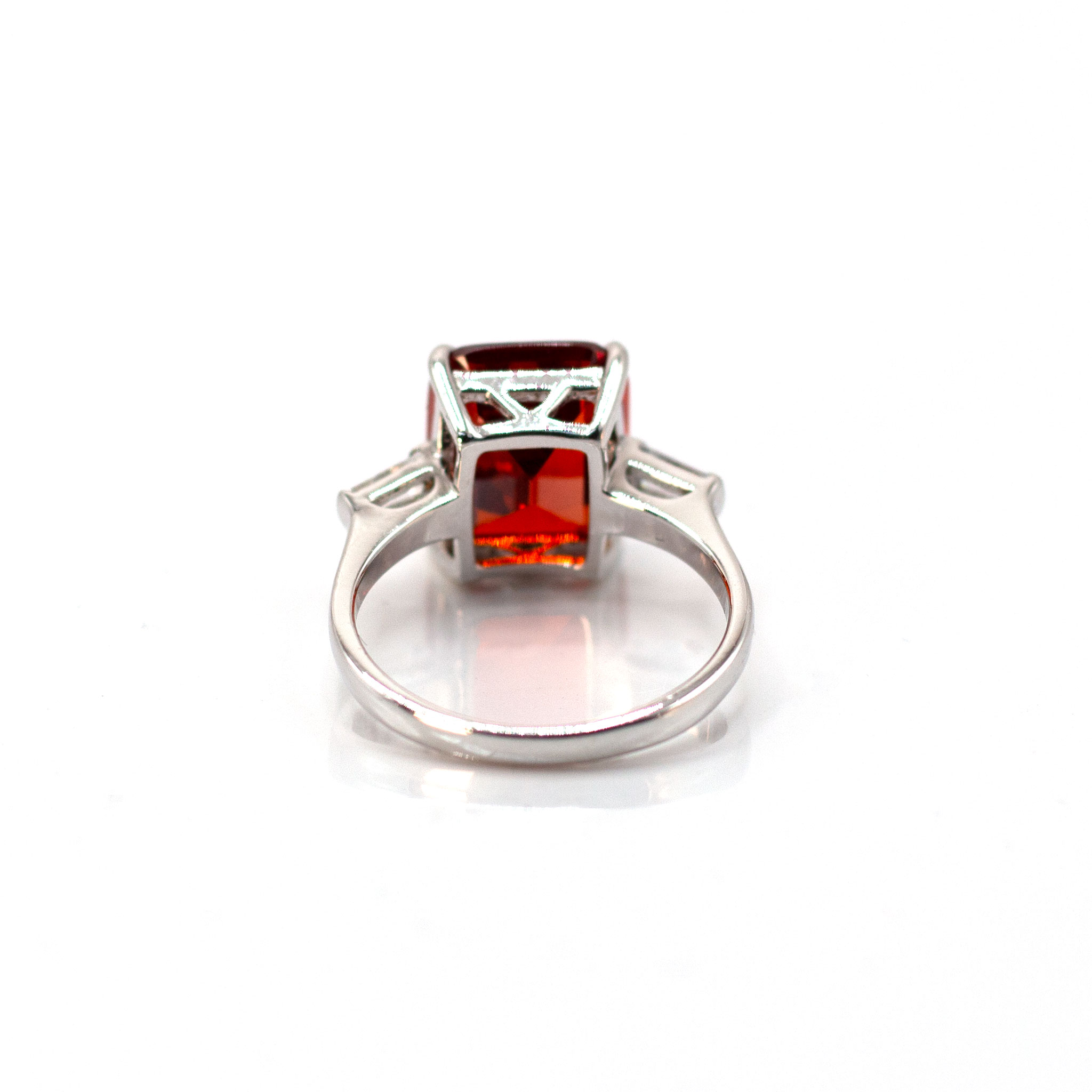 Ruby Solitaire Zirconia Ring