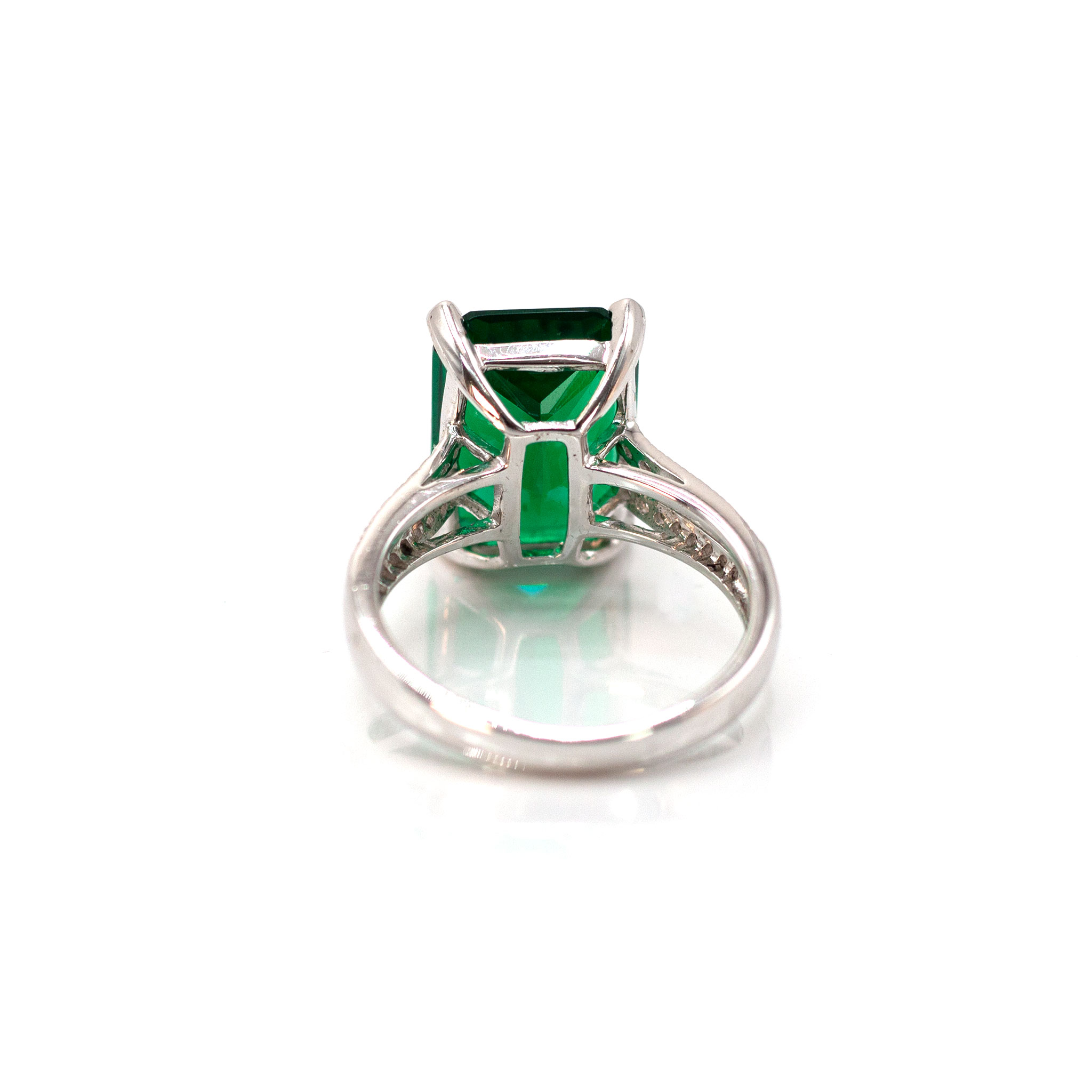 Sage Dual Band Zirconia Ring