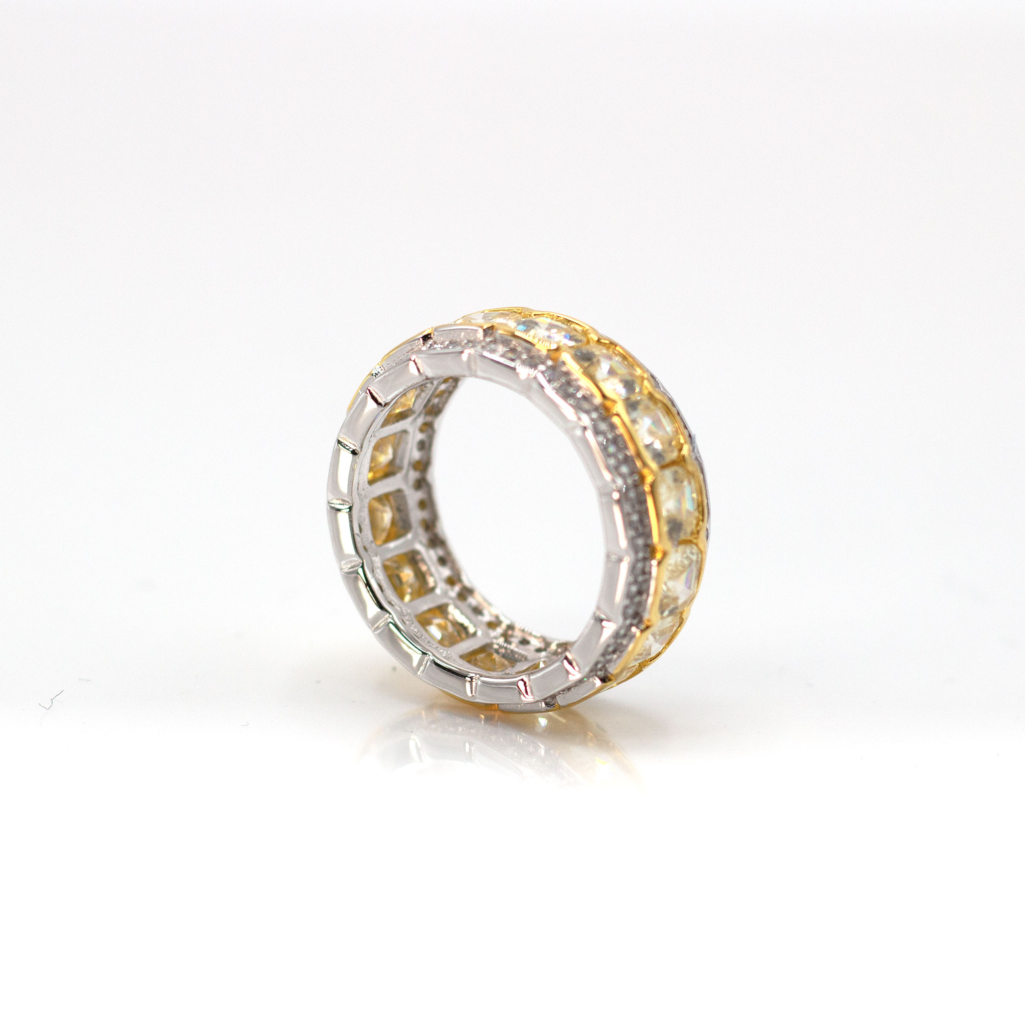 Major Bicolor Band Zirconia Ring