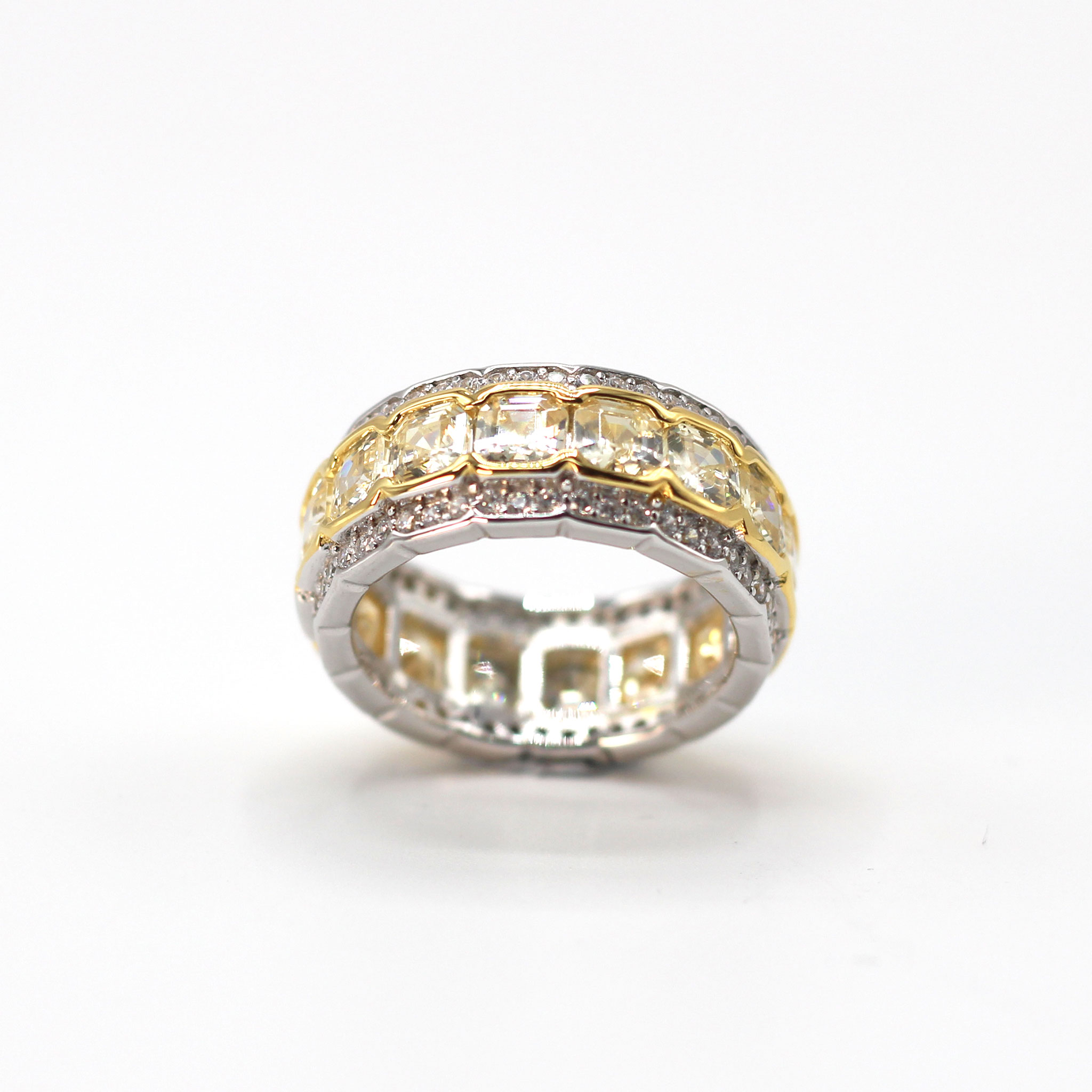 Major Bicolor Band Zirconia Ring