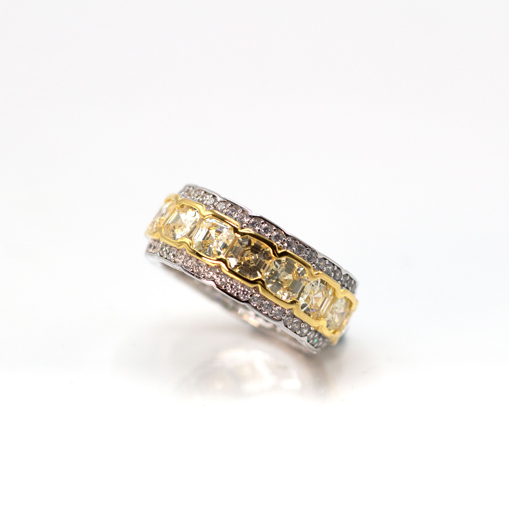 Major Bicolor Band Zirconia Ring